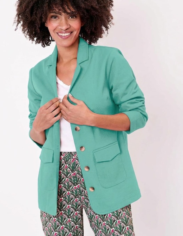 Organic cotton safari jacket femme La Fianc&eacute;e