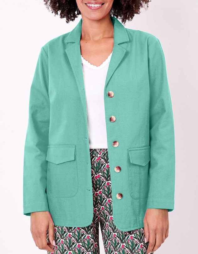 Organic cotton safari jacket femme La Fianc&eacute;e