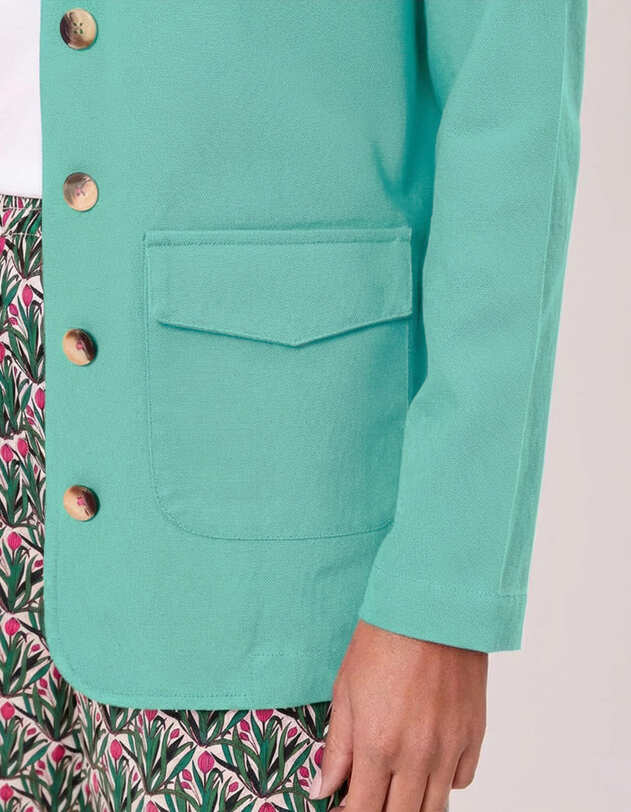 Organic cotton safari jacket femme La Fianc&eacute;e