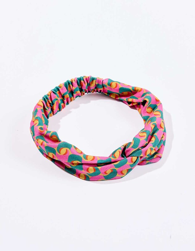 Printed elasticated headband femme Princesse Nomade