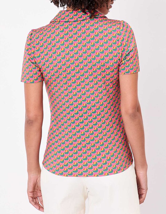 Short-sleeve knit blouse femme Princesse Nomade