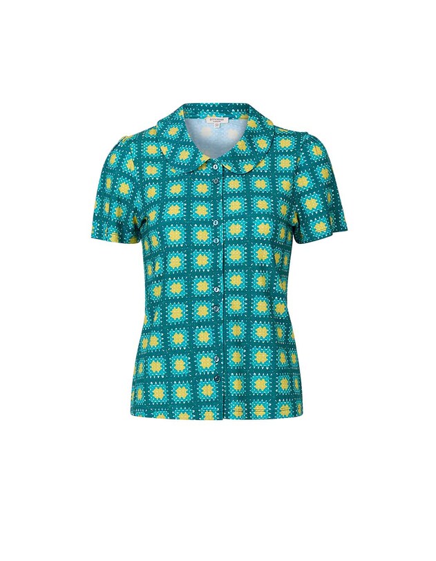 Short-sleeve knit blouse femme Princesse Nomade