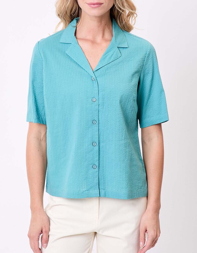 Crinkled cotton shirt femme Princesse Nomade