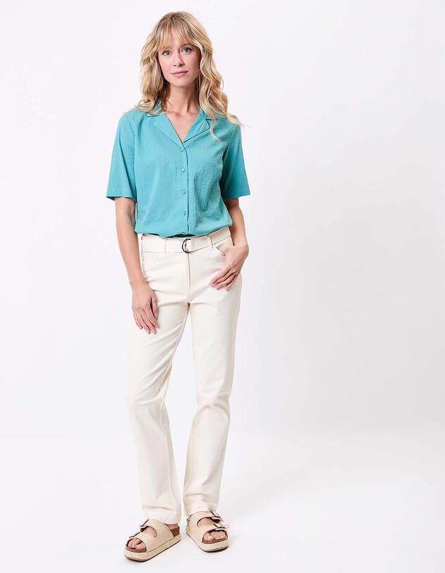 Crinkled cotton shirt femme Princesse Nomade