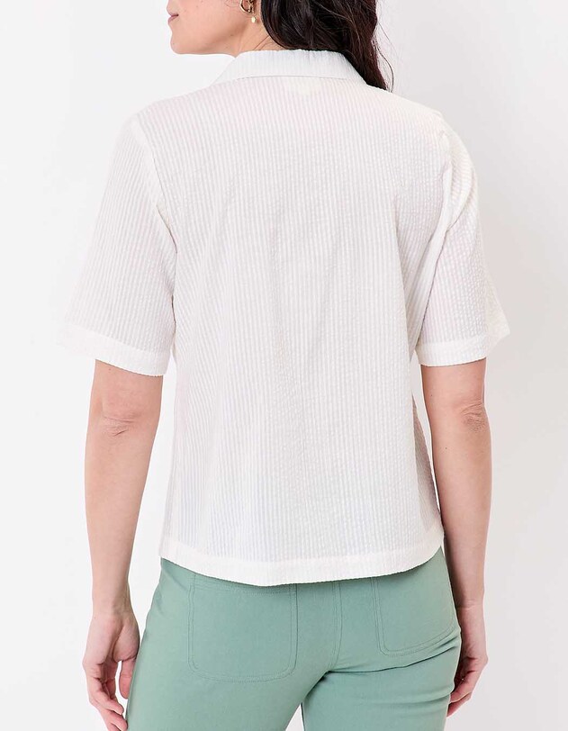 Crinkled cotton shirt femme Princesse Nomade