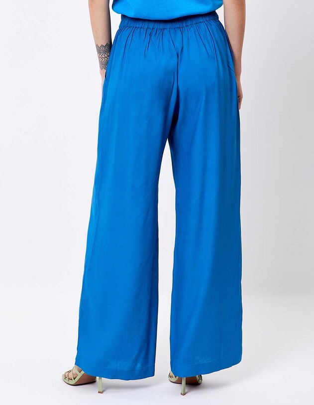 Flowy elasticated wide-leg trousers femme Princesse Nomade