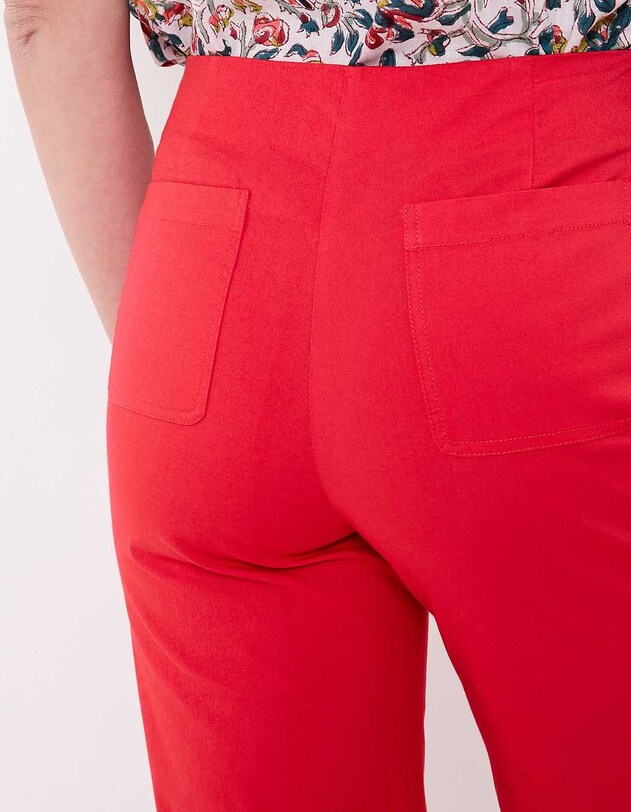 Wide sailor-style stretch cotton trousers femme Princesse Nomade