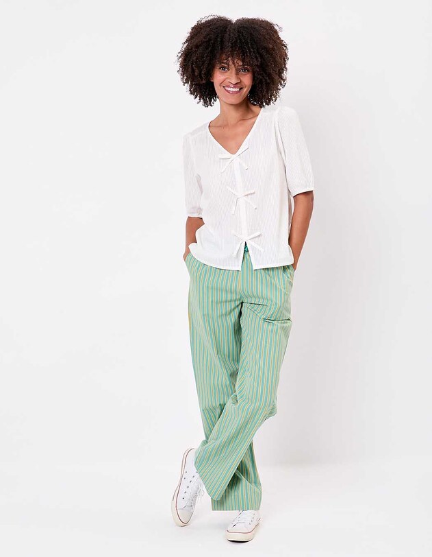 Balloon sleeve gauze cotton blouse femme Princesse Nomade