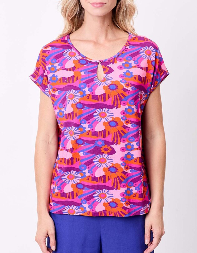 Loose flowy knit T-shirt femme Princesse Nomade