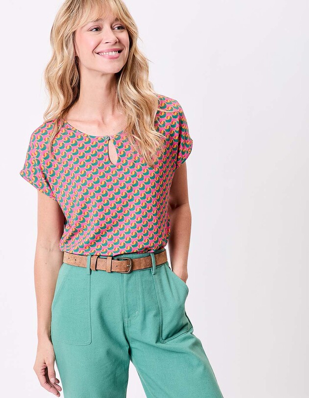 Loose flowy knit T-shirt femme Princesse Nomade