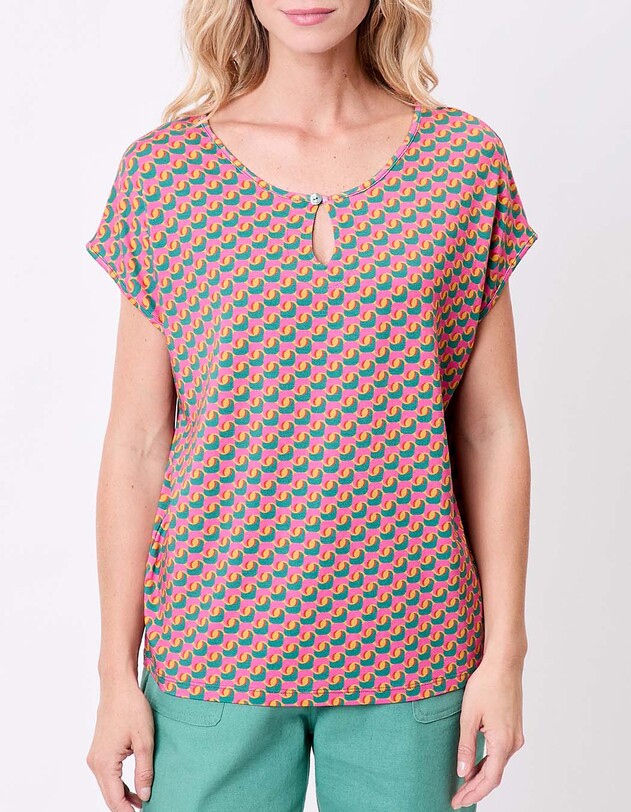 Loose flowy knit T-shirt femme Princesse Nomade