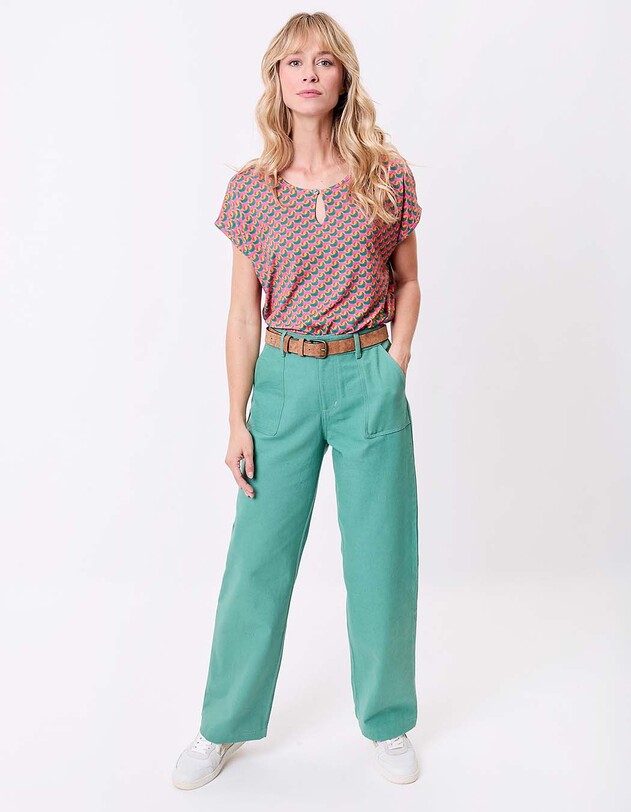 Loose flowy knit T-shirt femme Princesse Nomade