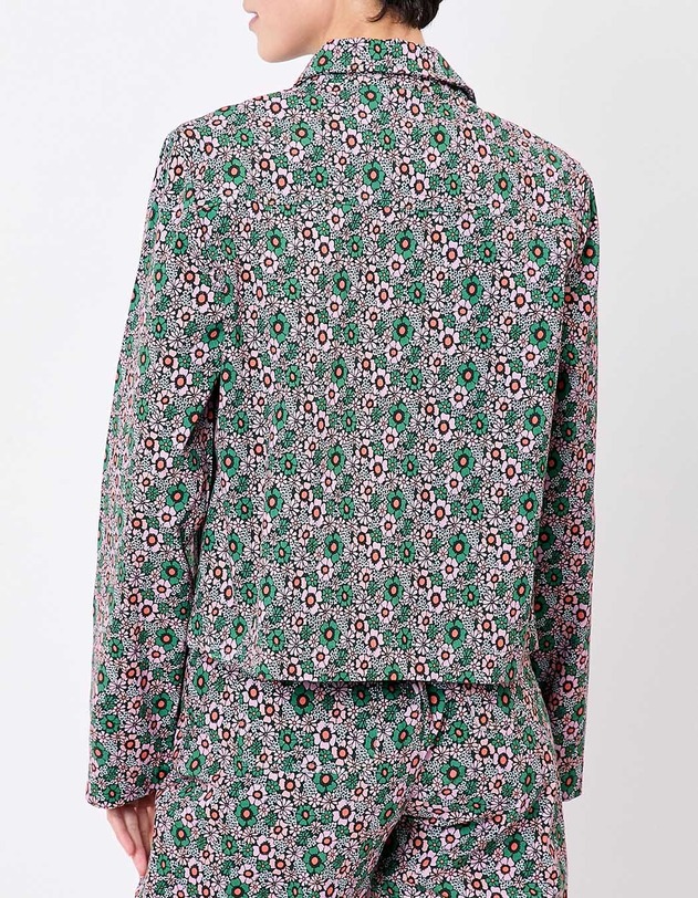 Short stretch cotton jacket femme Princesse Nomade