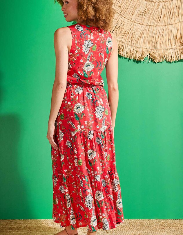 Long organic cotton skirt with ruffles femme La Fianc&eacute;e
