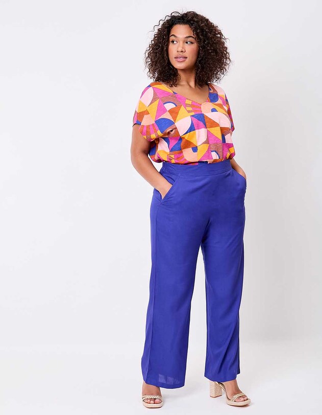 Loose fluid trousers femme La Fianc&eacute;e