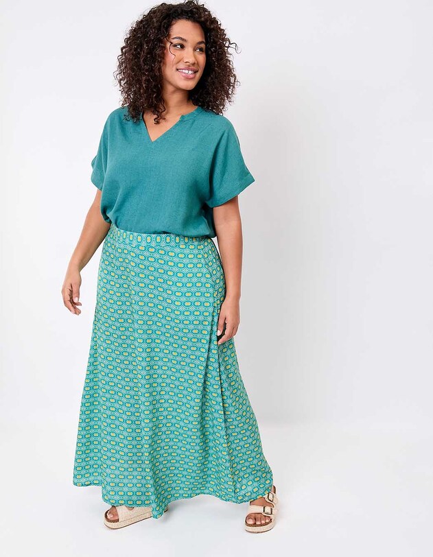 Fluid linen T-shirt femme La Fianc&eacute;e