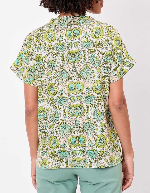 Fluid linen T-shirt femme La Fianc&eacute;e
