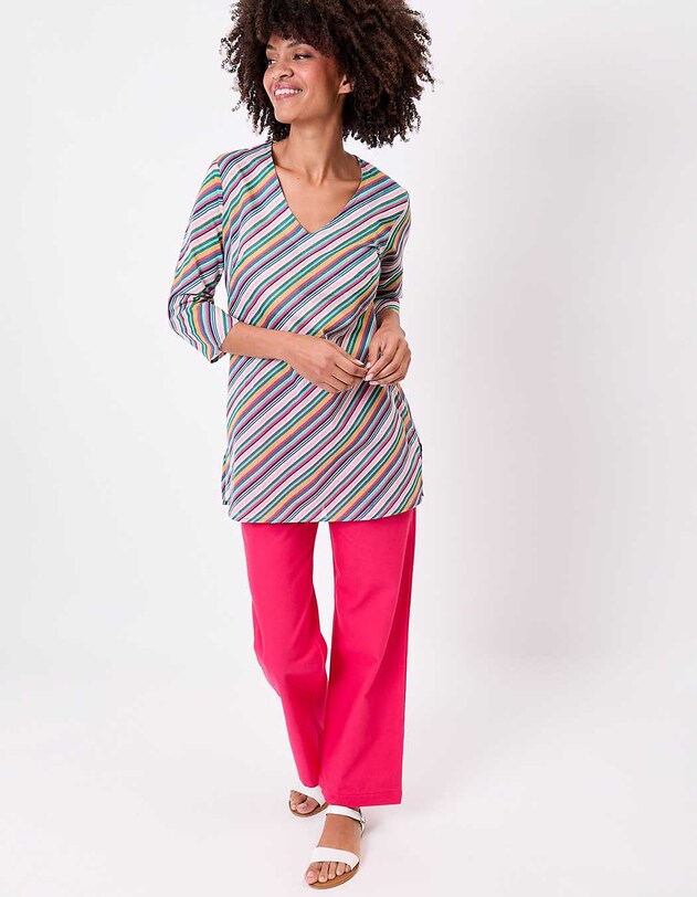 Printed organic cotton tunic femme La Fianc&eacute;e