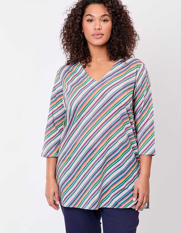 Printed organic cotton tunic femme La Fianc&eacute;e
