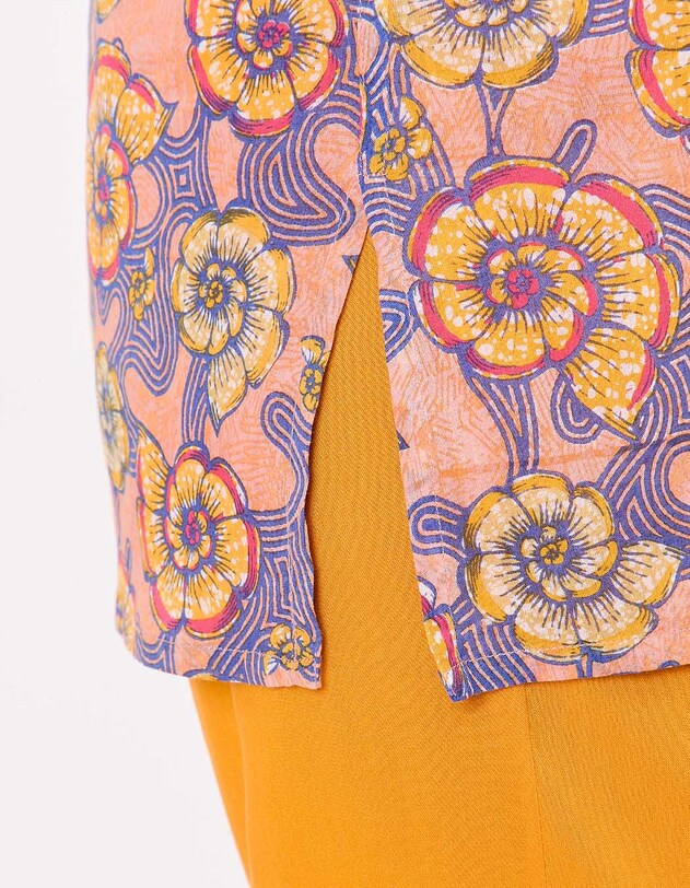 Printed organic cotton tunic femme La Fianc&eacute;e