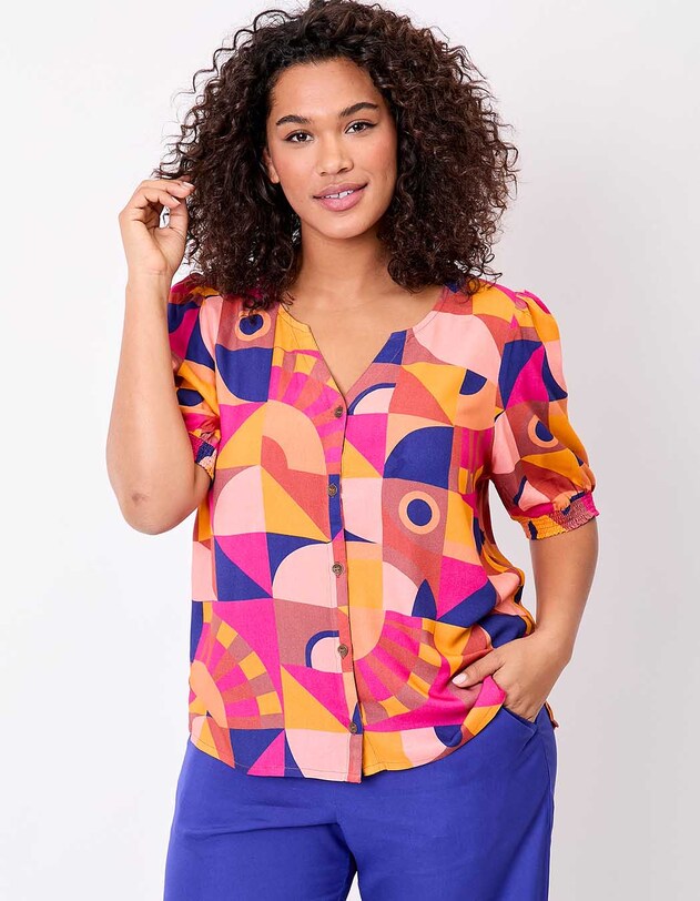 Fluid womens blouse femme La Fianc&eacute;e