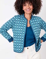 Reversible organic cotton quilted jacket femme La Fianc&eacute;e