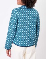 Reversible organic cotton quilted jacket femme La Fianc&eacute;e