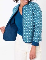 Reversible organic cotton quilted jacket femme La Fianc&eacute;e