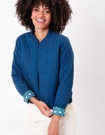 Reversible organic cotton quilted jacket femme La Fianc&eacute;e