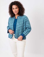 Reversible organic cotton quilted jacket femme La Fianc&eacute;e