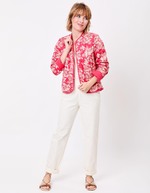 Reversible organic cotton quilted jacket femme La Fianc&eacute;e