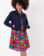 Short organic cotton jacket femme La Fiancée