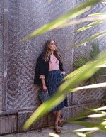 Short organic cotton jacket femme La Fiancée