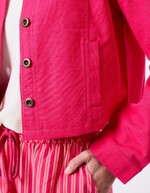 Short organic cotton jacket femme La Fiancée