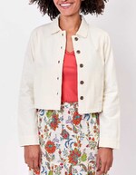 Short organic cotton jacket femme La Fiancée