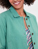 Short organic cotton jacket femme La Fiancée