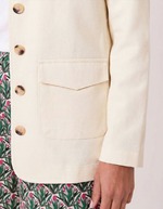 Organic cotton safari jacket femme La Fianc&eacute;e