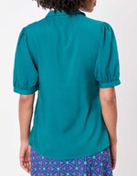 Fluid short-sleeve blouse femme Princesse Nomade