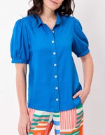 Fluid short-sleeve blouse femme Princesse Nomade