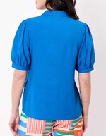 Fluid short-sleeve blouse femme Princesse Nomade
