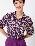 Fluid short-sleeve blouse femme Princesse Nomade