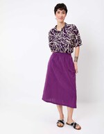 Fluid short-sleeve blouse femme Princesse Nomade