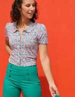 Short-sleeve knit blouse femme Princesse Nomade