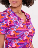 Short-sleeve knit blouse femme Princesse Nomade