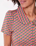 Short-sleeve knit blouse femme Princesse Nomade