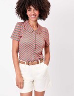 Short-sleeve knit blouse femme Princesse Nomade