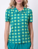 Short-sleeve knit blouse femme Princesse Nomade