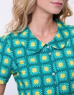 Short-sleeve knit blouse femme Princesse Nomade