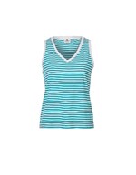 Organic cotton striped tank top femme Princesse Nomade