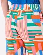 Flowy elasticated wide-leg trousers femme Princesse Nomade